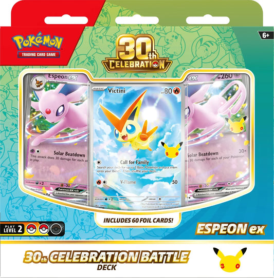 Battle Deck Espeon/Umbreon 30th Anniversario PRE-ORDER
