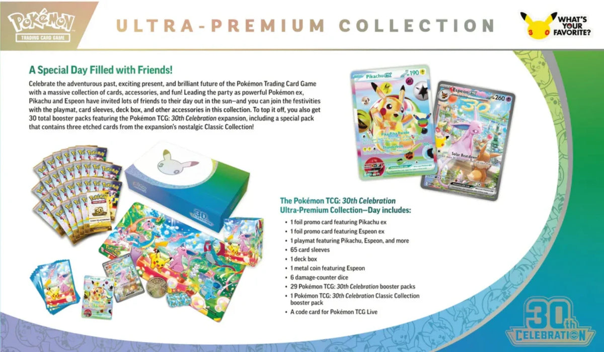 Collezione Ultra Premium Espeon – 30° Anniversario